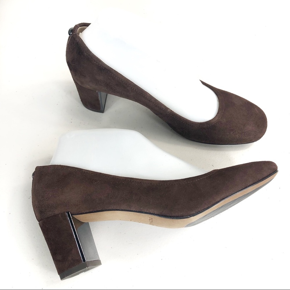 Donald Pliner Suede Leather 7.5M Dark Brown